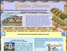 Tablet Screenshot of goldensheaves.org